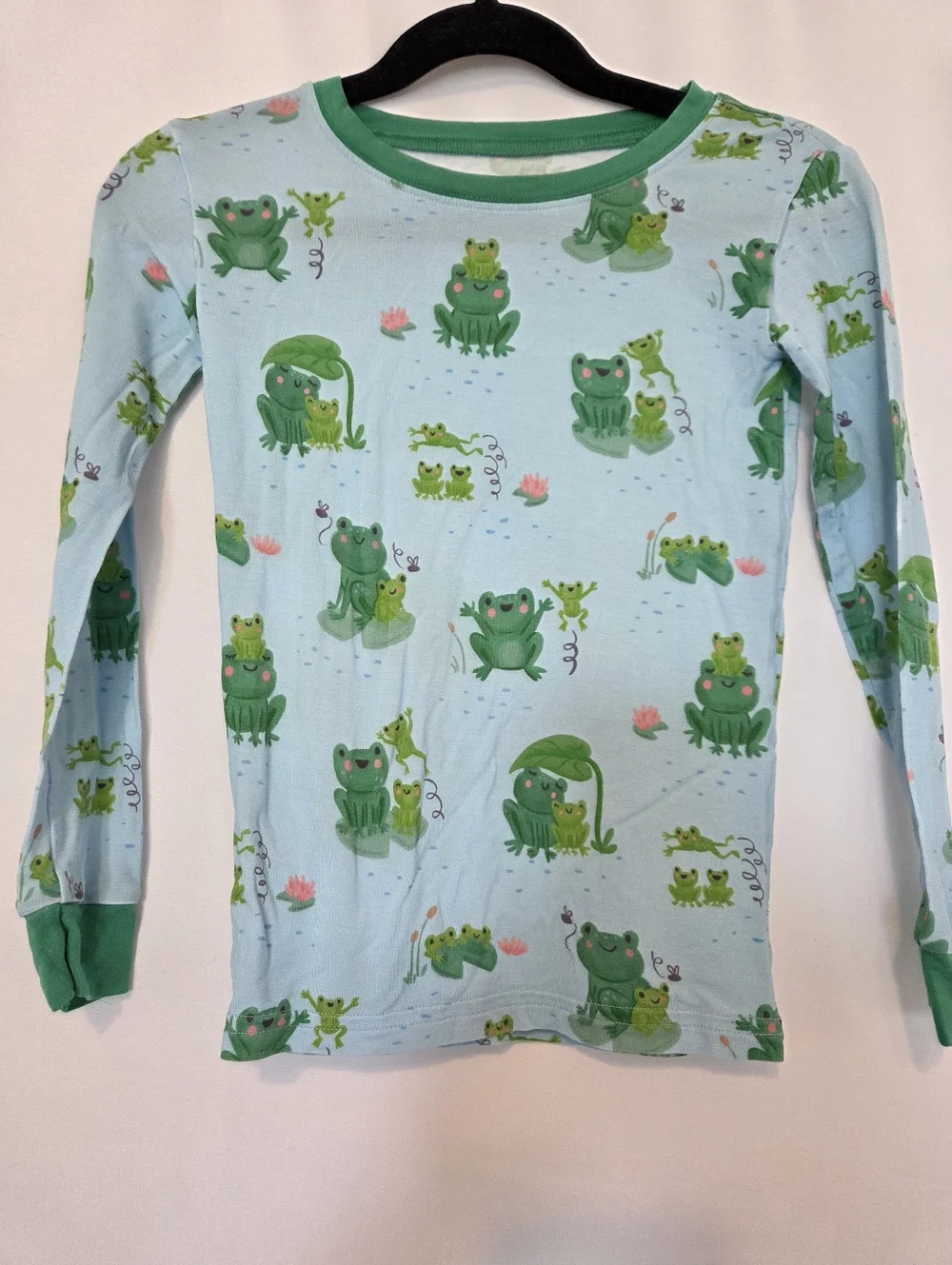 Little Sleepies Bamboo Viscose Pajama Tops Rainbow Blooms And Leaping Love